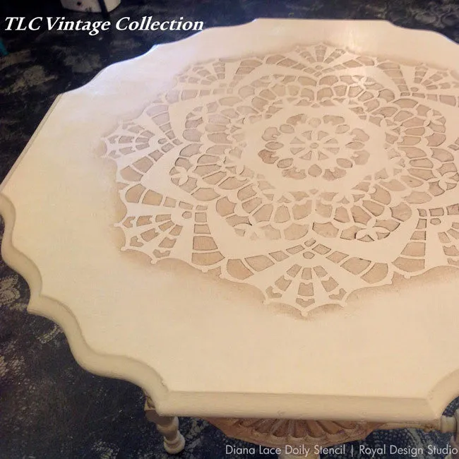 Diana Lace Doily Stencil