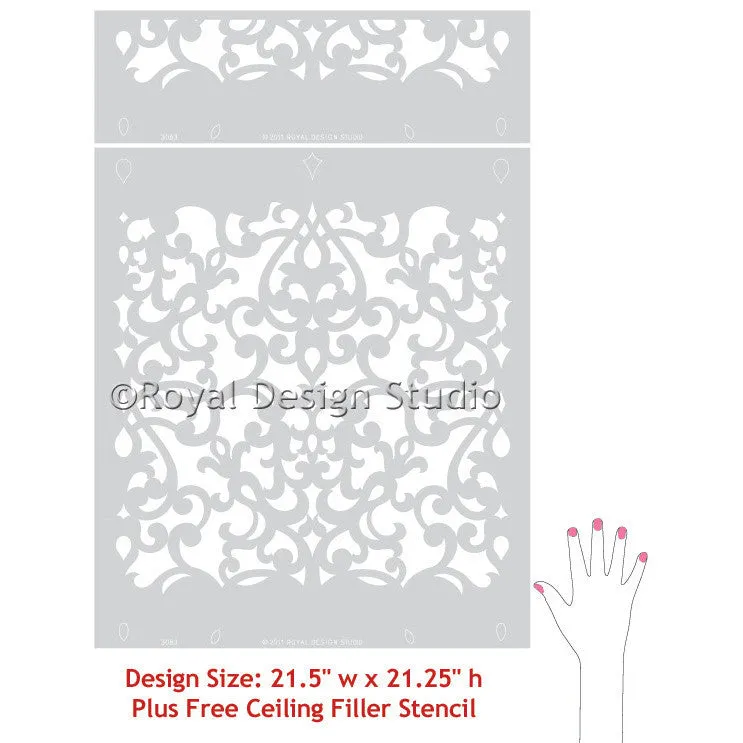 Donatella Damask Stencil