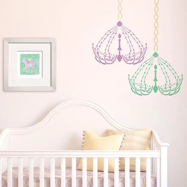 Dressing Room Chandelier Bari J Stencil