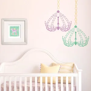 Dressing Room Chandelier Bari J Stencil