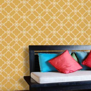 Eastern Lattice Moroccan Stencil