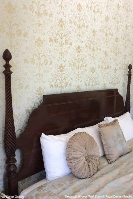 Elegancia Allover Stencil