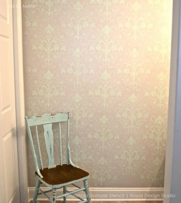 Elegancia Allover Stencil