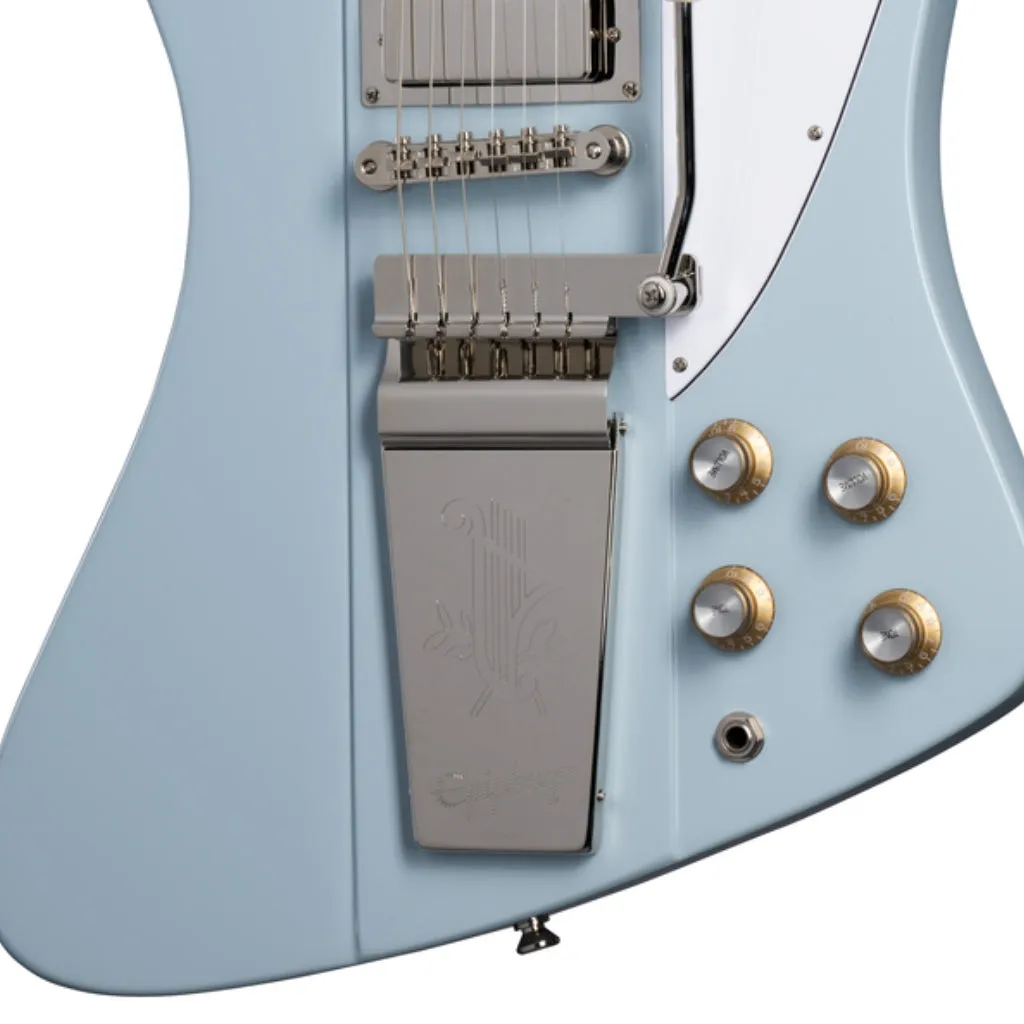 Epiphone 1963 Firebird V Maestro In Case Frost Blue