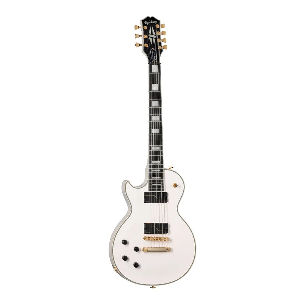 Epiphone - Matt Heafy Origins Les Paul Custom 7-String Left Handed - Bone White