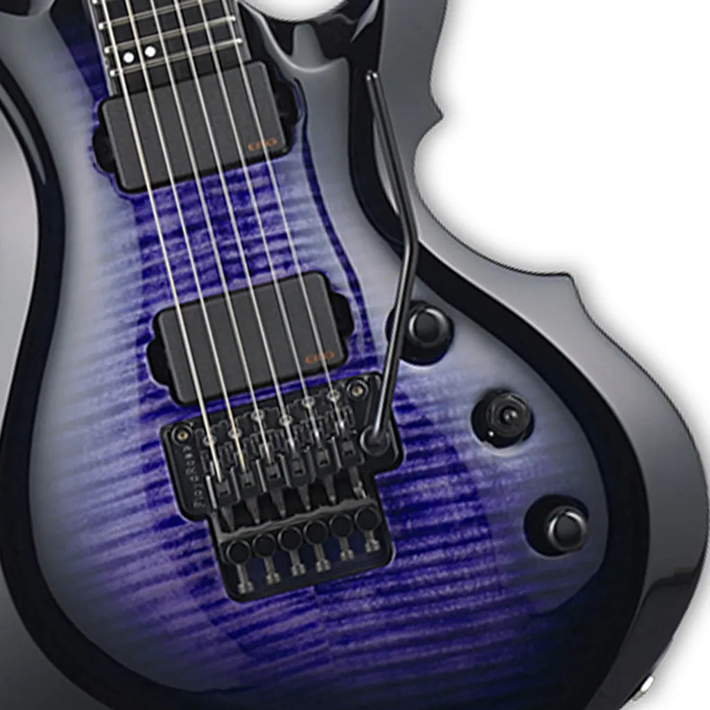 ESP E-II FRX Electric Guitar Flamed Maple Reindeer Blue