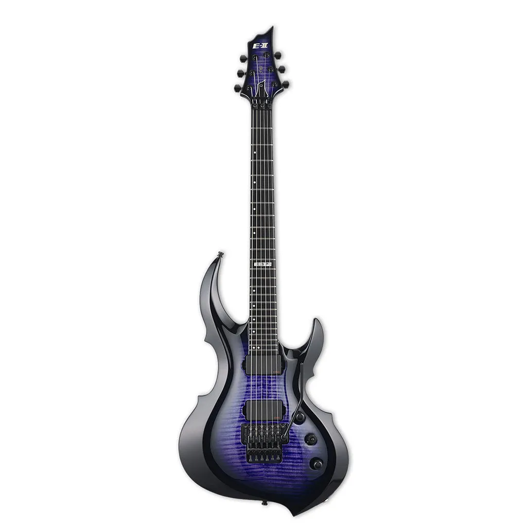 ESP E-II FRX Electric Guitar Flamed Maple Reindeer Blue