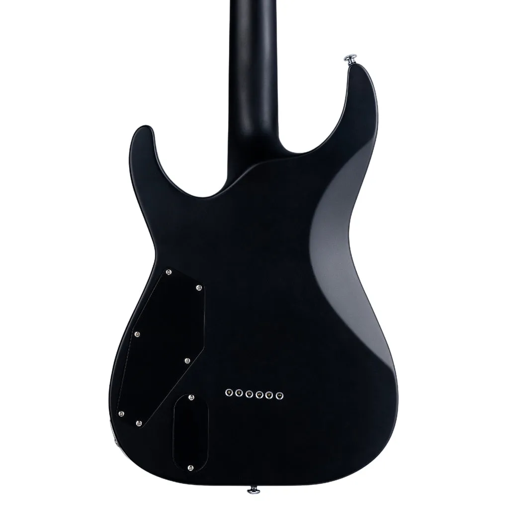 ESP LTD Deluxe MH-1000NT Bold Binding Electric Guitar - Black Satin