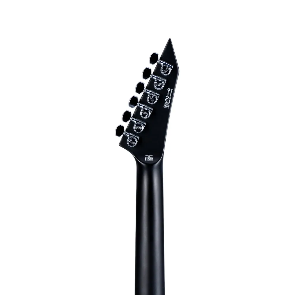 ESP LTD Deluxe MH-1000NT Bold Binding Electric Guitar - Black Satin
