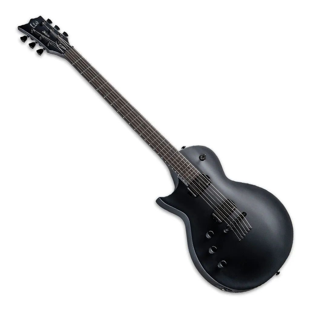 ESP LTD EC-1000 Baritone Charcoal Metallic Satin Left Handed