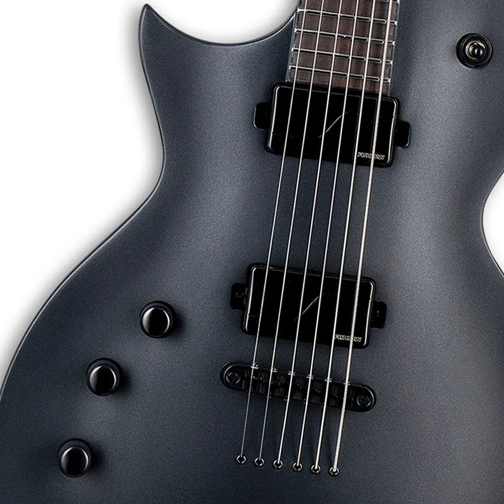 ESP LTD EC-1000 Baritone Charcoal Metallic Satin Left Handed