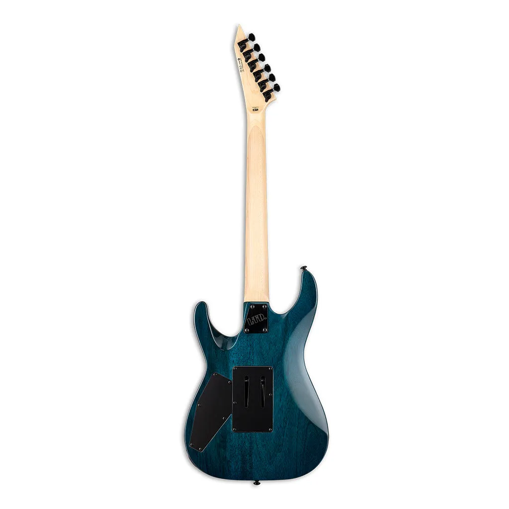 ESP LTD MH203 Quilted Maple See Thru Blue