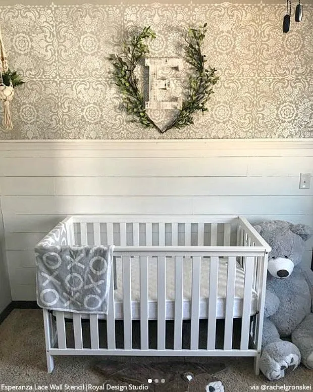 Esperanza Lace Tile Stencil