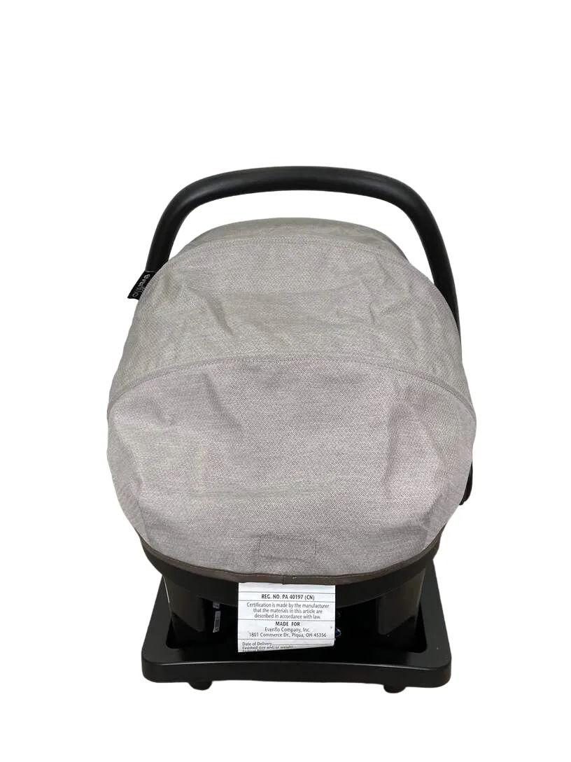 Evenflo Pivot Modular Travel System, 2023, Casual Grey