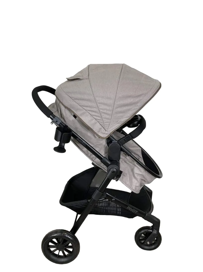 Evenflo Pivot Modular Travel System, 2023, Casual Grey