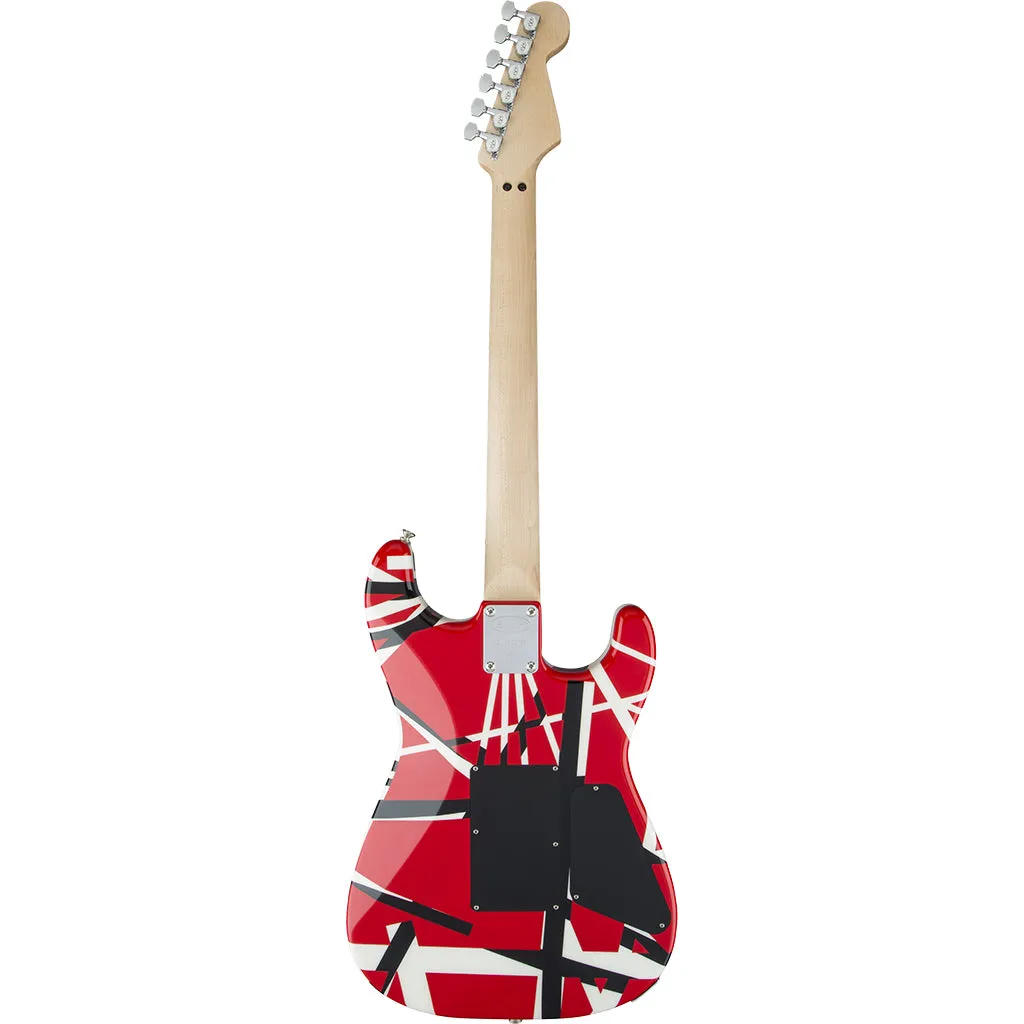 EVH Striped Series Left Handed - Red Black White
