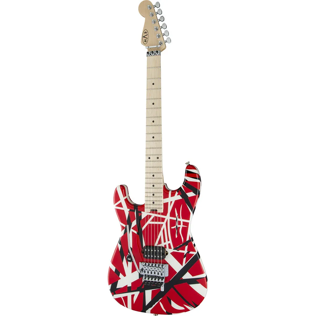 EVH Striped Series Left Handed - Red Black White