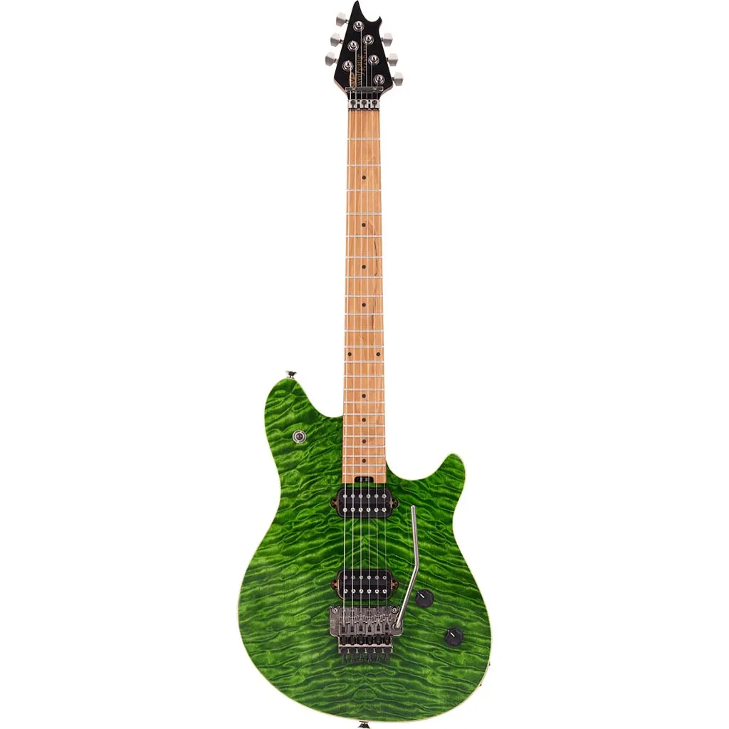EVH - Wolfgang Standard QM - Baked Maple Fingerboard - Transparent Green