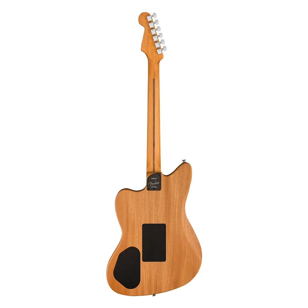 Fender American Acoustasonic Jazzmaster, Arctic White, Ebony Fingerboard