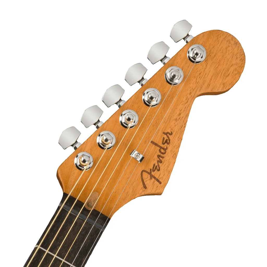 Fender American Acoustasonic Jazzmaster, Arctic White, Ebony Fingerboard
