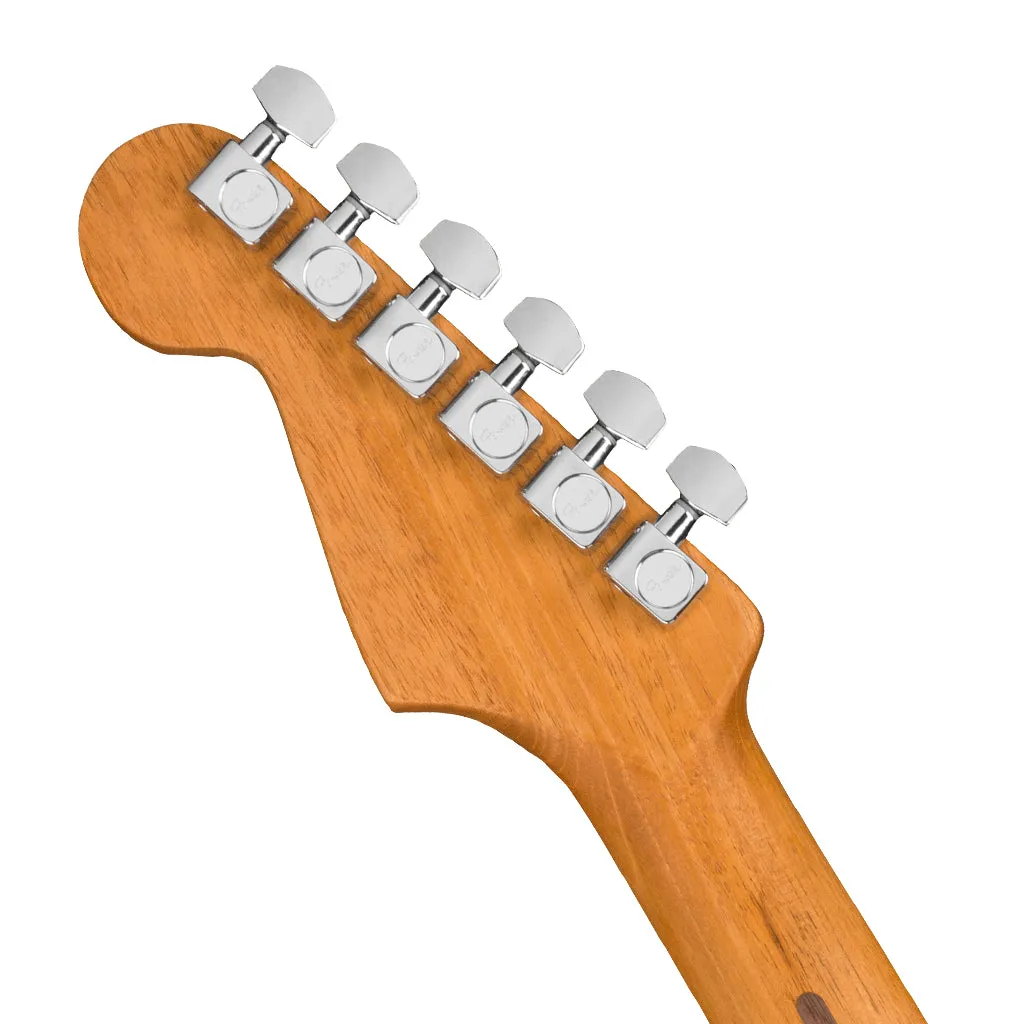 Fender American Acoustasonic Jazzmaster, Arctic White, Ebony Fingerboard