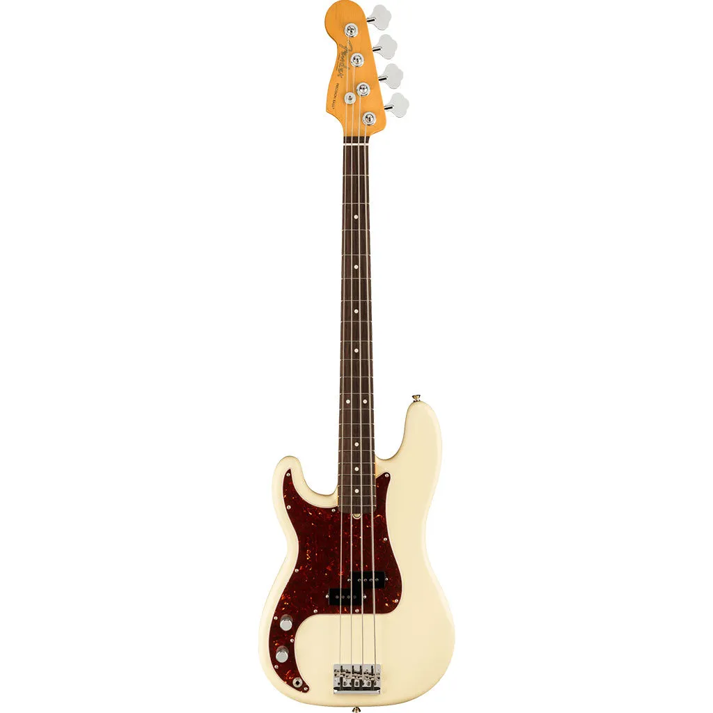 Fender - American Professional II Precision Bass Left-Hand - Rosewood Fingerboard - Olympic White