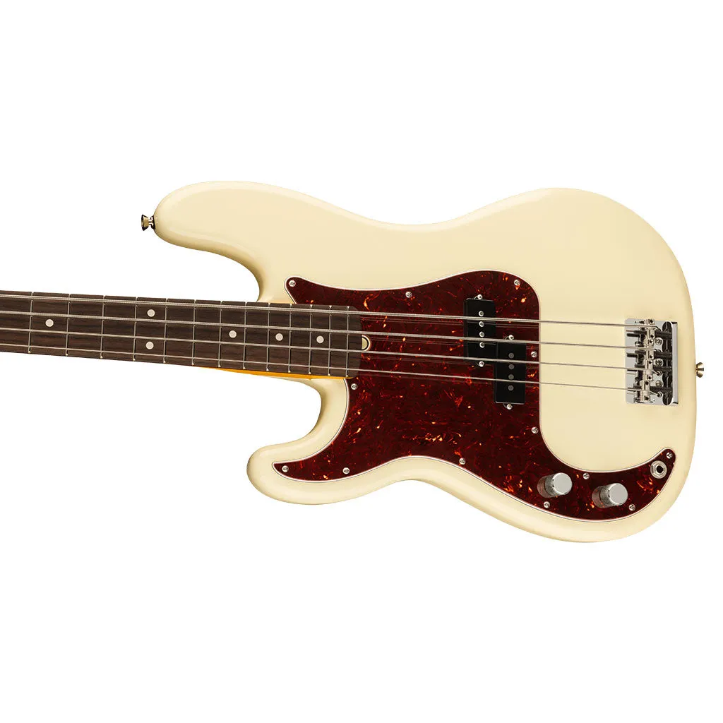 Fender - American Professional II Precision Bass Left-Hand - Rosewood Fingerboard - Olympic White