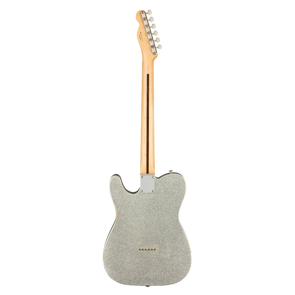 Fender - Brad Paisley Road Worn Telecaster, Maple Fingerboard, Silver Sparkle