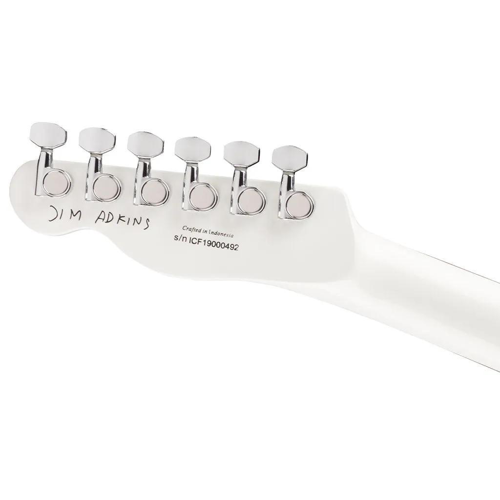 Fender Jim Adkins JA-90 Telecaster Thinline - White - Laurel Fretboard