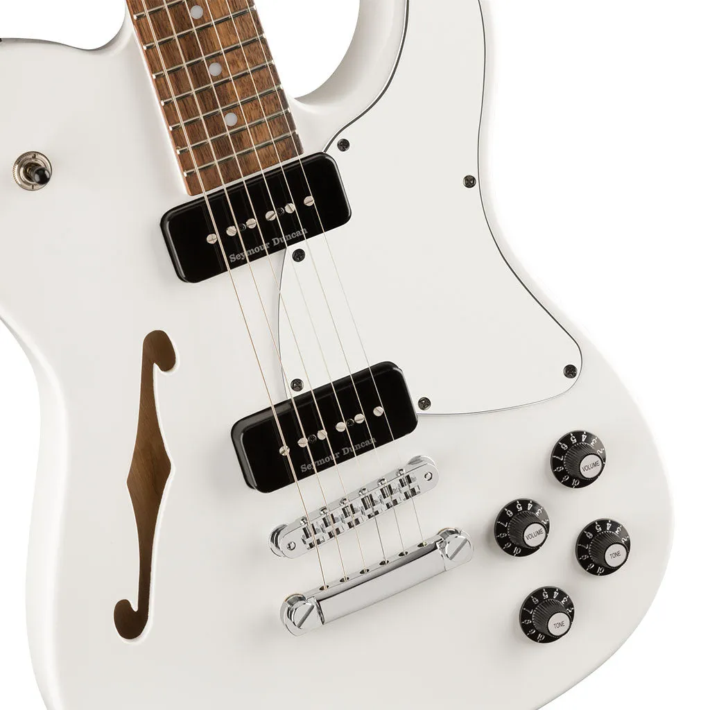 Fender Jim Adkins JA-90 Telecaster Thinline - White - Laurel Fretboard