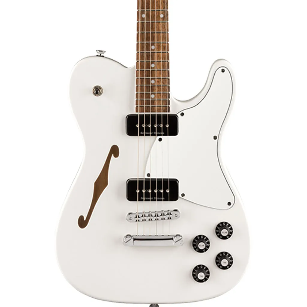 Fender Jim Adkins JA-90 Telecaster Thinline - White - Laurel Fretboard