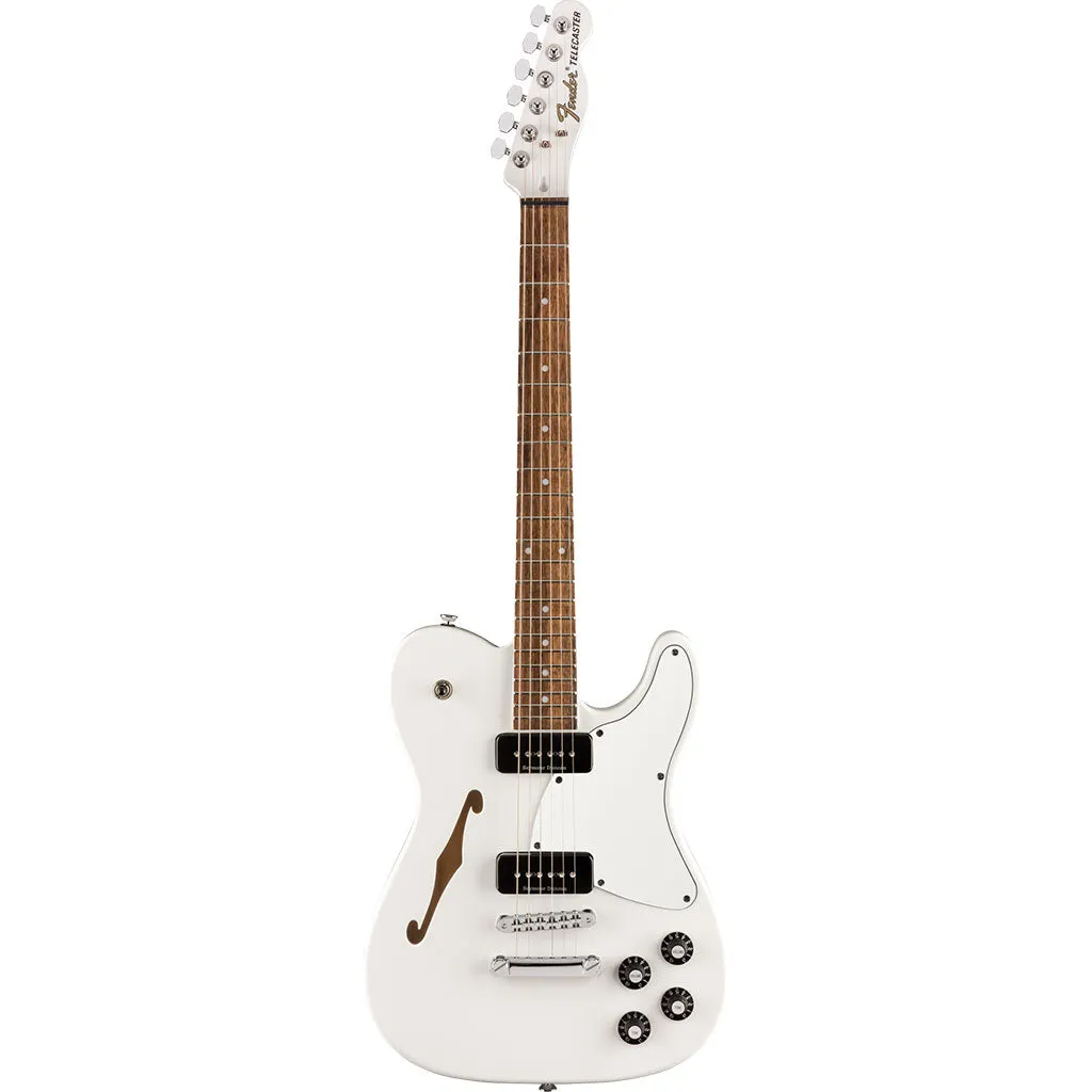 Fender Jim Adkins JA-90 Telecaster Thinline - White - Laurel Fretboard