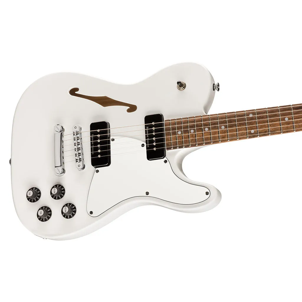 Fender Jim Adkins JA-90 Telecaster Thinline - White - Laurel Fretboard