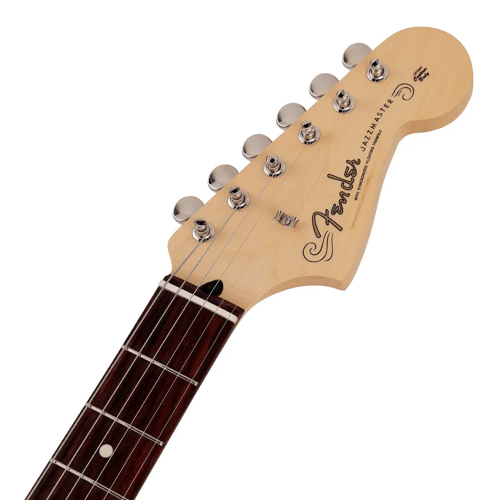 Fender Made in Japan Junior Collection Jazzmaster, Rosewood Fingerboard, Satin Surf Green