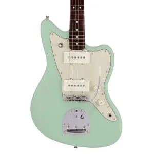 Fender Made in Japan Junior Collection Jazzmaster, Rosewood Fingerboard, Satin Surf Green