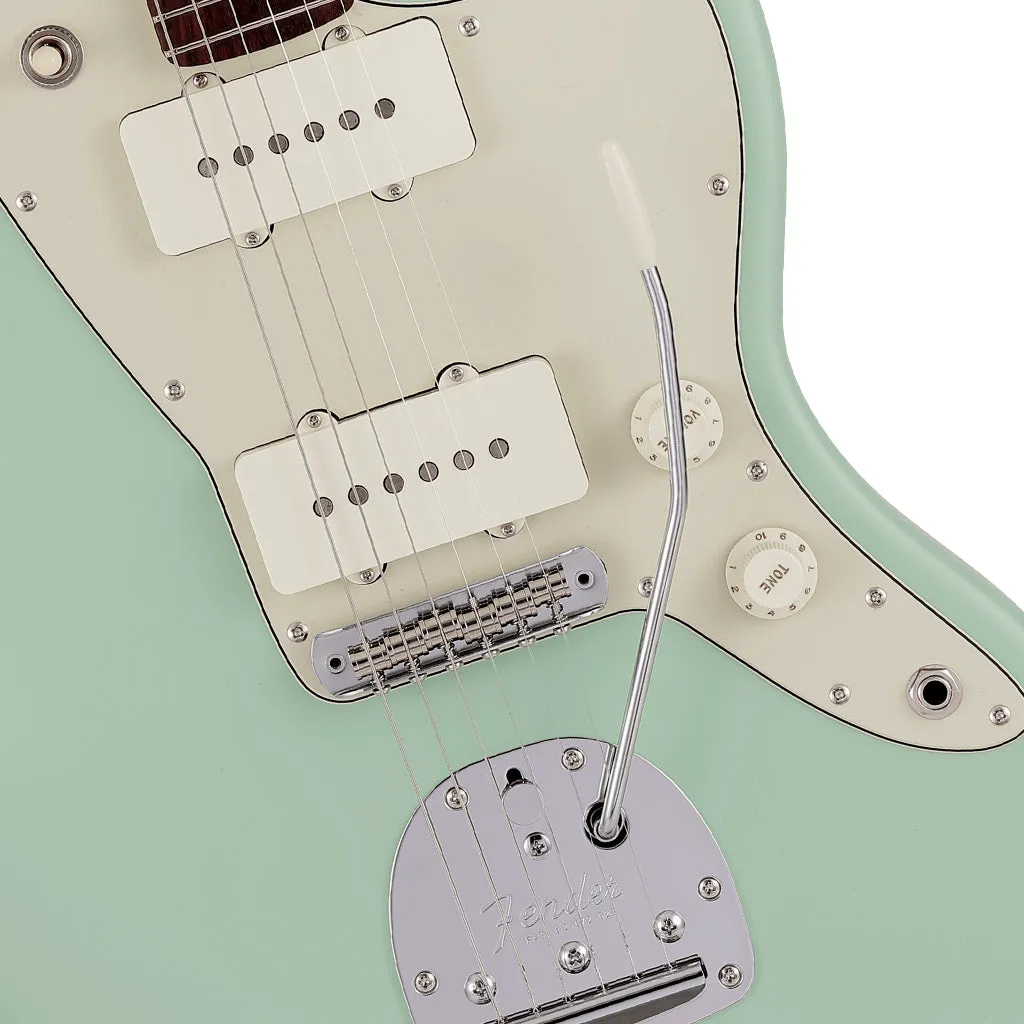 Fender Made in Japan Junior Collection Jazzmaster, Rosewood Fingerboard, Satin Surf Green