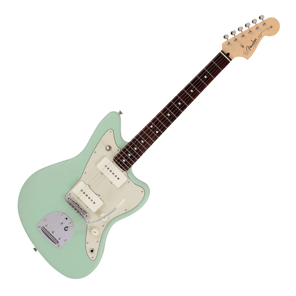 Fender Made in Japan Junior Collection Jazzmaster, Rosewood Fingerboard, Satin Surf Green