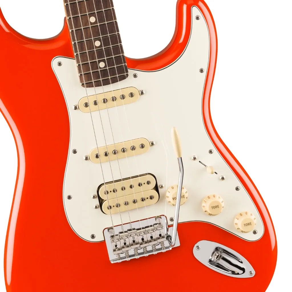 Fender Player II Stratocaster HSS Rosewood Fretboard Electric Guitar - Coral Red