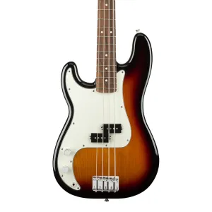 Fender Player Precision Bass Left Handed - 3 Tone Sunburst - Pau Ferro Fretboard