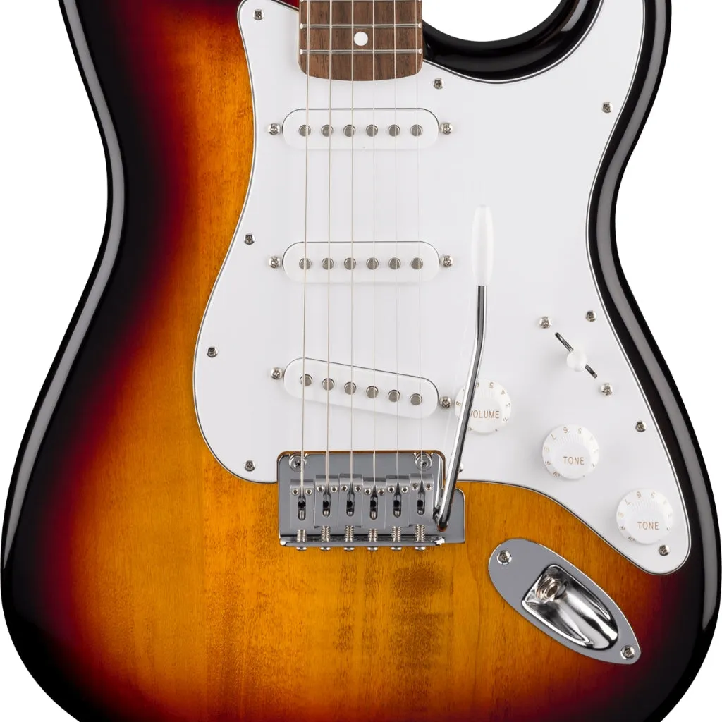 Fender Standard Stratocaster, Laurel Fingerboard Electric Guitar - 3-Color Sunburst