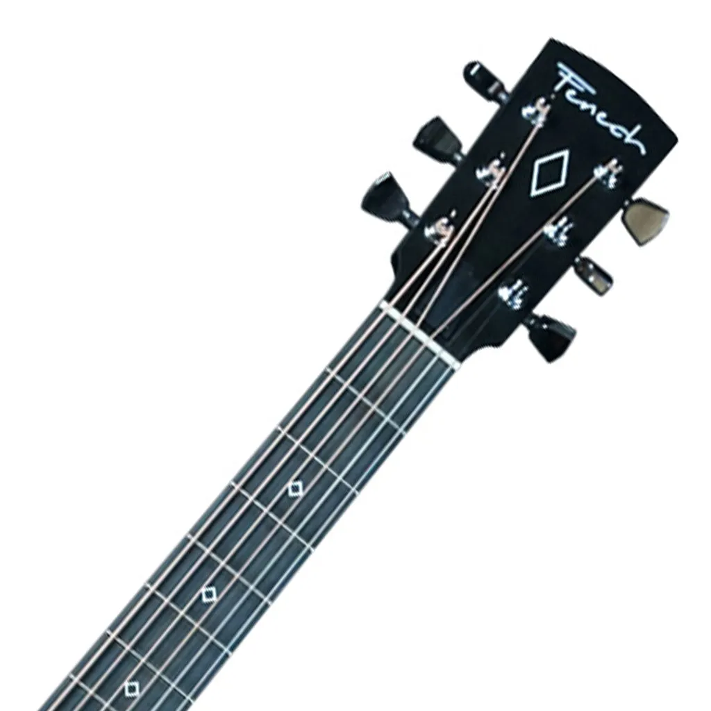 Fenech Delta Blues Grand Auditorium All Mahogany  Stained