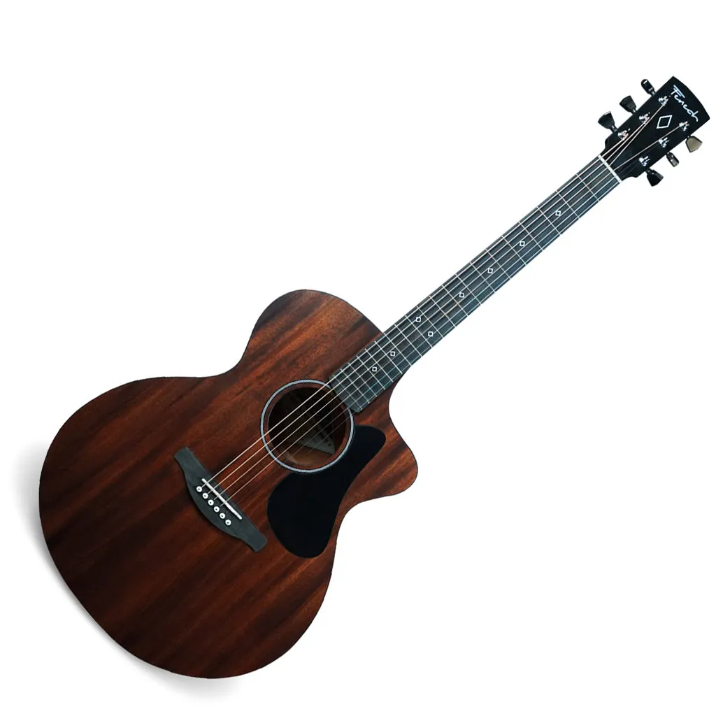 Fenech Delta Blues Grand Auditorium All Mahogany  Stained