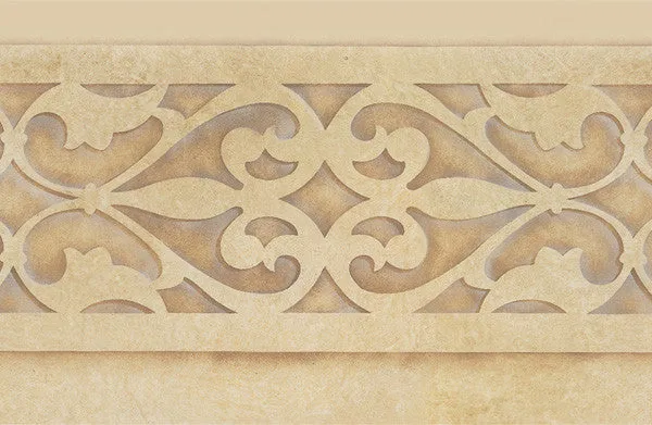 Florentine Grille Border Stencil
