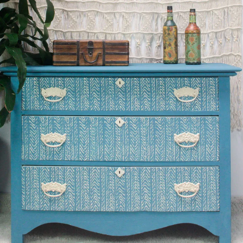 Funky Fibers Furniture Stencil