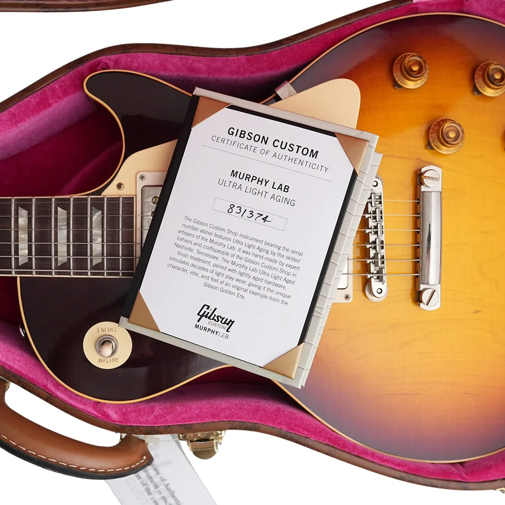 Gibson Murphy Lab 58 Les Paul Standard - Ultra Light Aged Bourbon Burst
