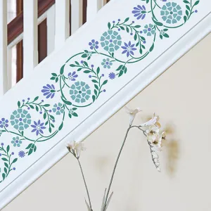 Gota Embroidery Indian Border Stencil