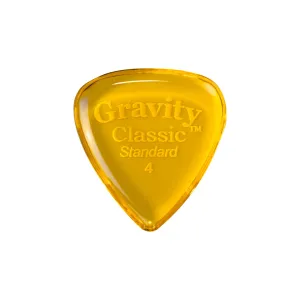 Gravity Picks Classic Standard 4mm - Polished Yellow