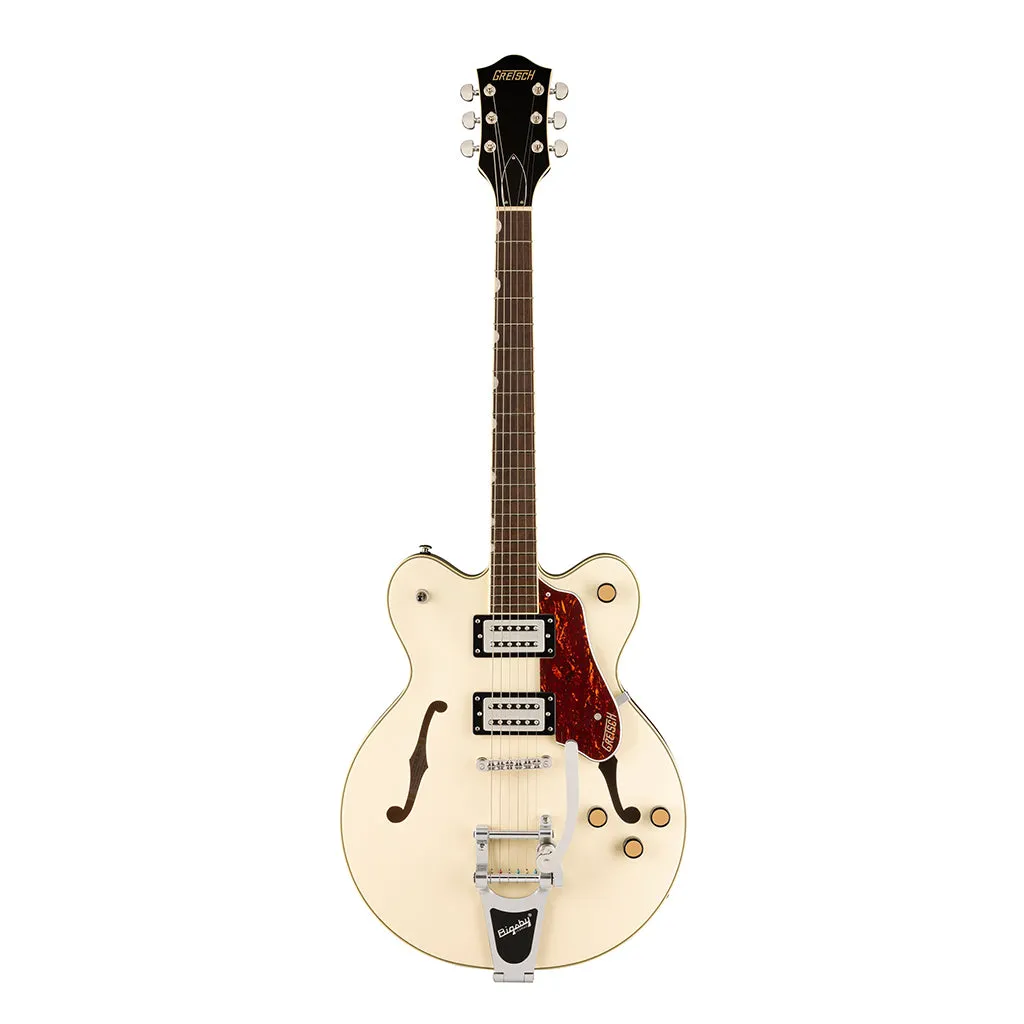 Gretsch G2622T Streamliner Center Block Double-Cut with Bigsby and Laurel Fingerboard - Vintage White