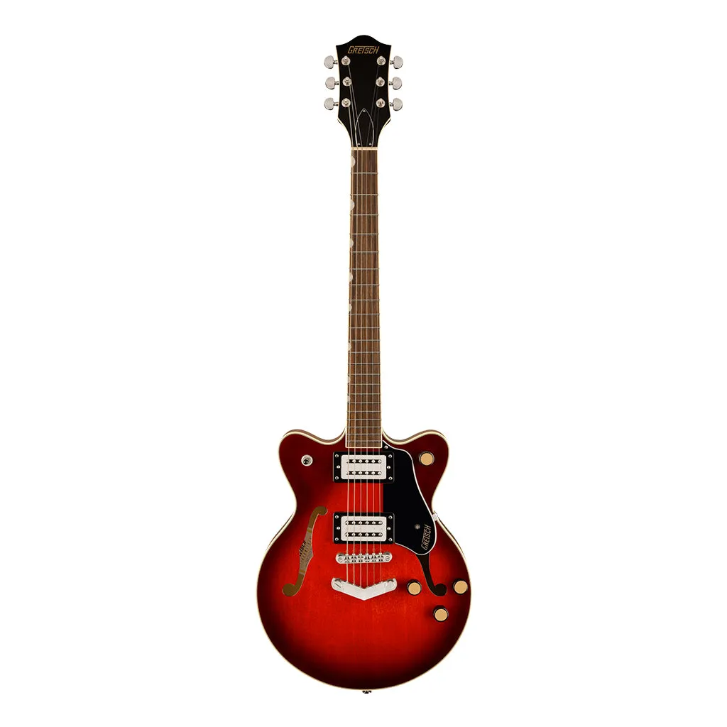 Gretsch G2655 Streamliner Center Block Jr. Double-Cut with V-Stoptail and Laurel Fingerboard - Claret Burst