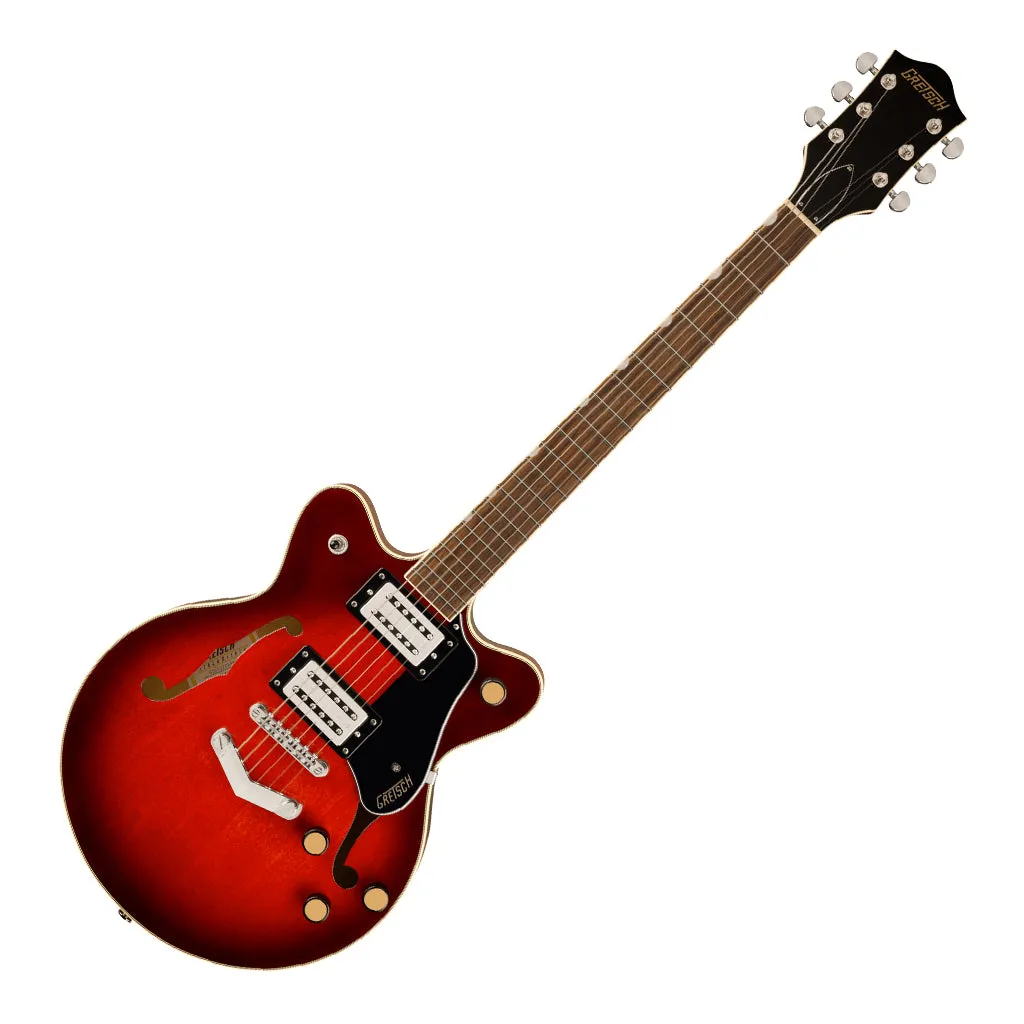 Gretsch G2655 Streamliner Center Block Jr. Double-Cut with V-Stoptail and Laurel Fingerboard - Claret Burst